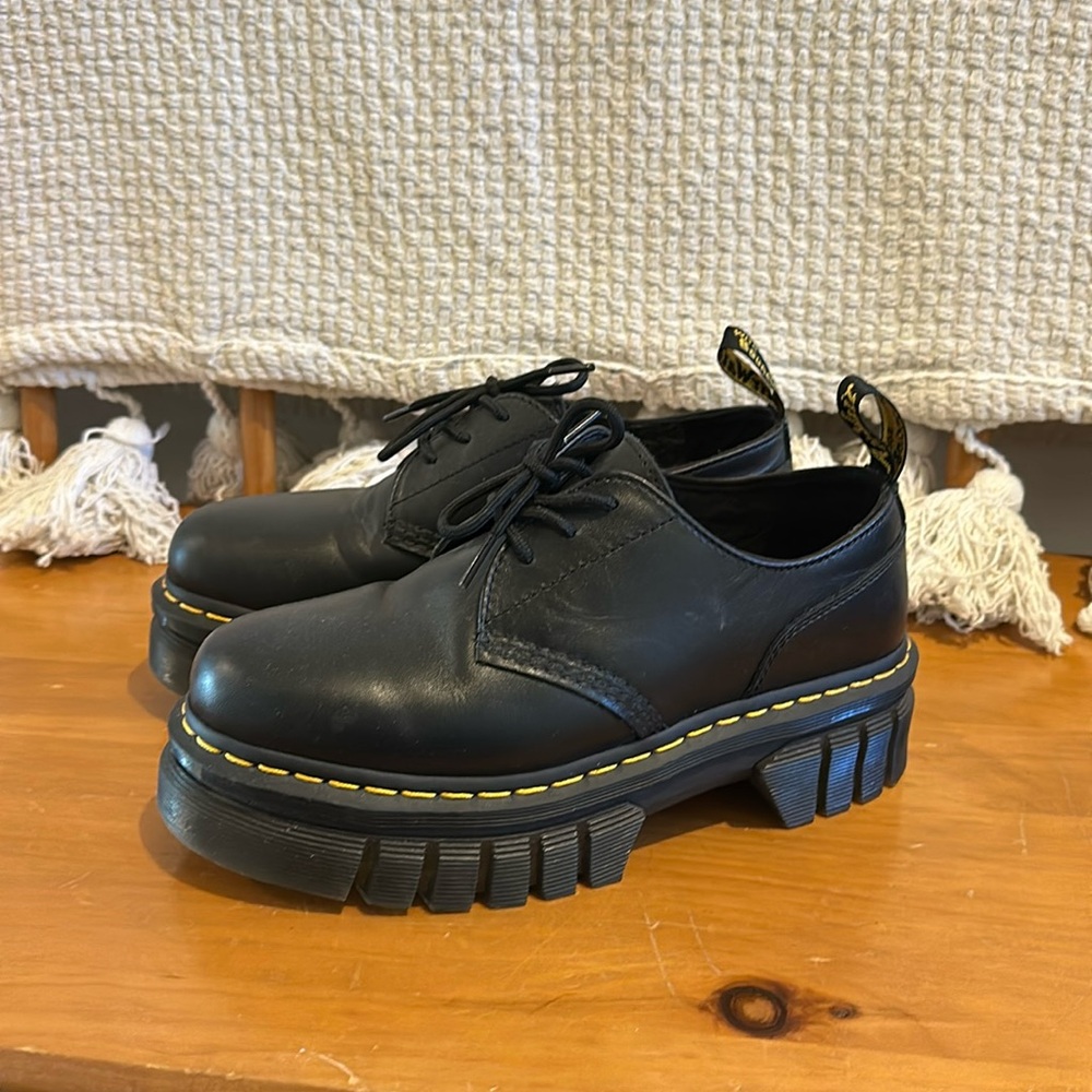 Dr Marten platform loafers